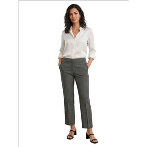 Women's AMANDA + CHELSEA Black White Polka Dot Ankle Pants Size 10